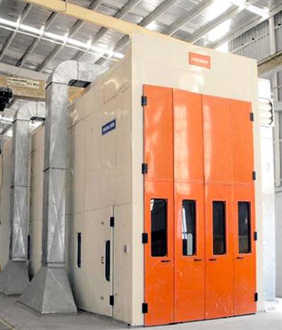 Big machinery in JCBL plant